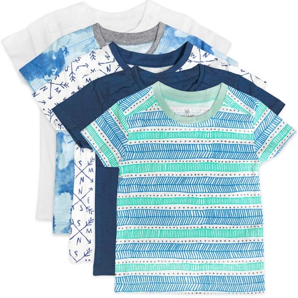 The Honest Company Other - The Honest Company 5-pack Organic Cotton Short Sleeve Toddler T-Shirts